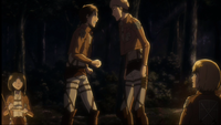 Eren y Jean empiezan una discusión por diferentes opiniones