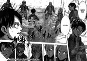 El escuadrón de Rivaille desconfía de Eren
