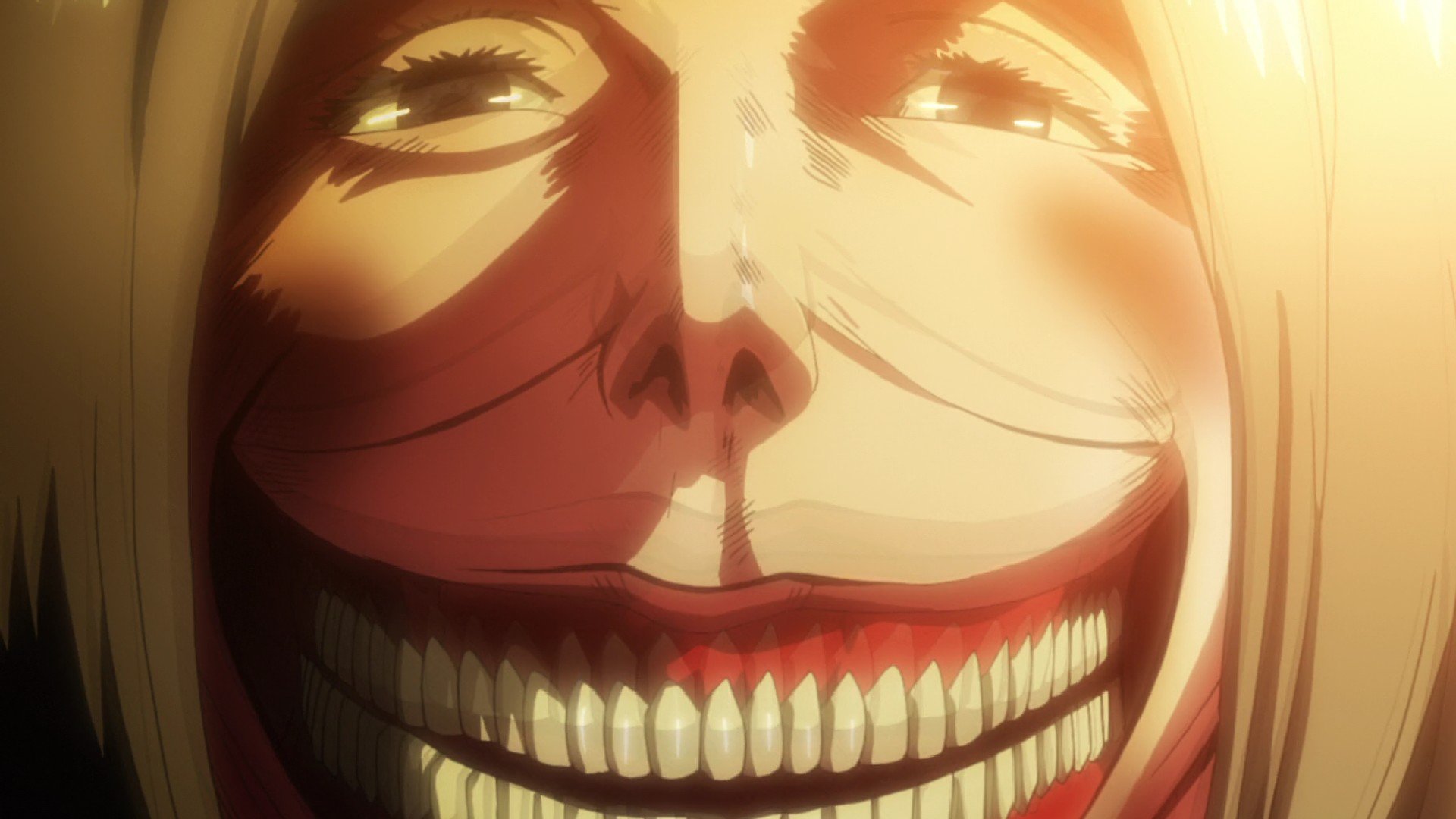 Bild Grinsendertitan.jpg Attack on Titan Wiki FANDOM powered by Wikia