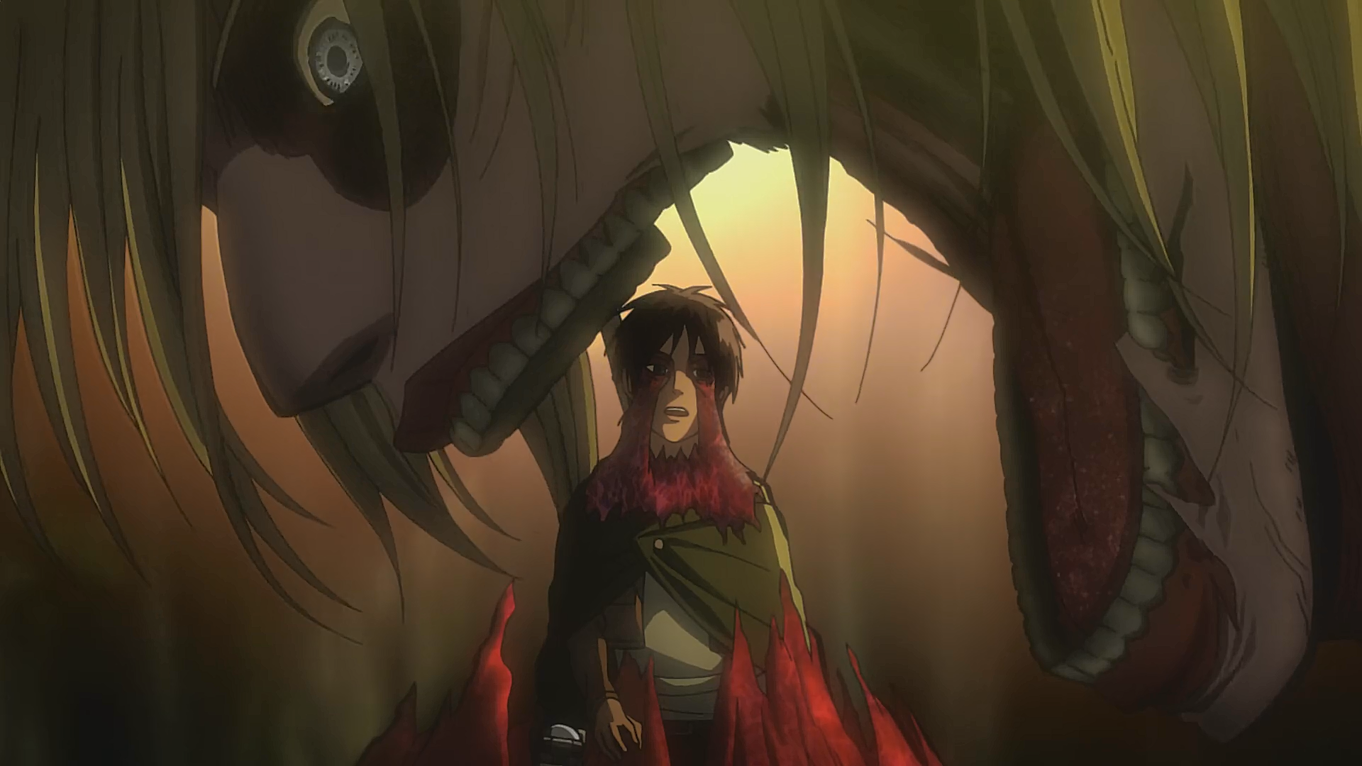 Attack On Titan Weiblicher Titan Bild - Der weibliche Titan isst Eren.png | Attack on Titan Wiki