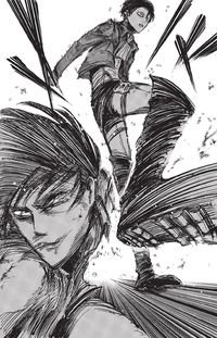 Levi picchia Eren