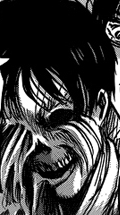 Eren visage défiguré