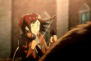 Sasha rejoicing