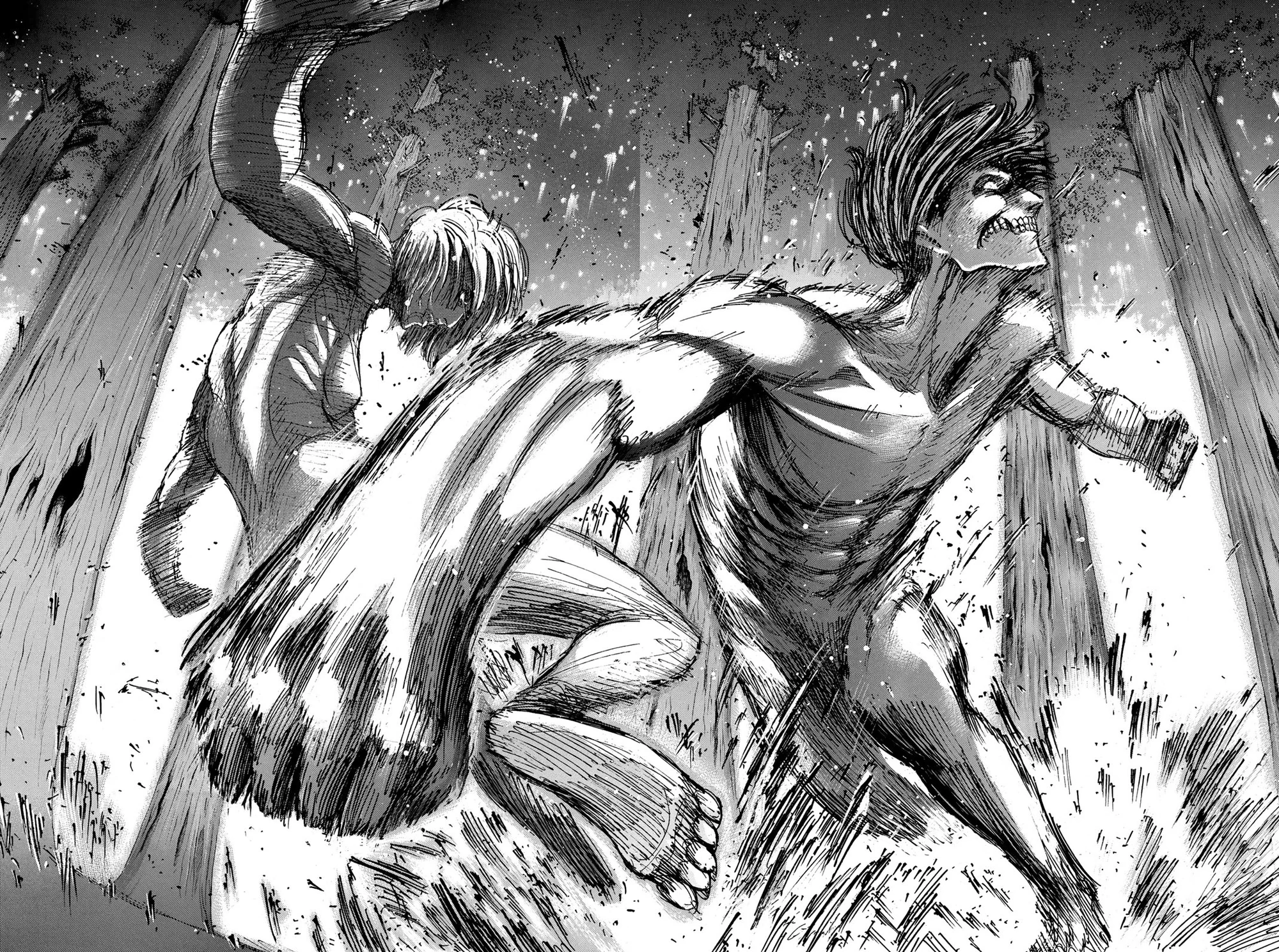 Image Eren vs the Female Titan.jpg Attack on Titan Wiki FANDOM