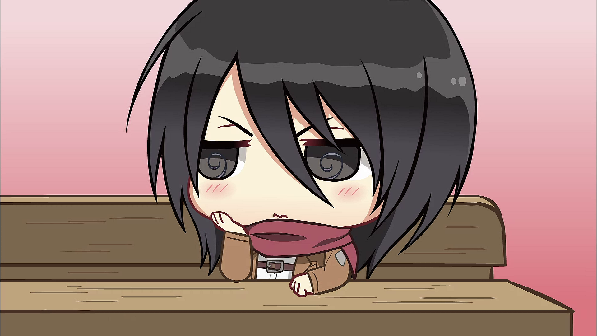 Mikasa Ackermann Chibi Theater Attack On Titan Wiki