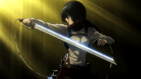 Mikasa ready to battle Annie one more time
