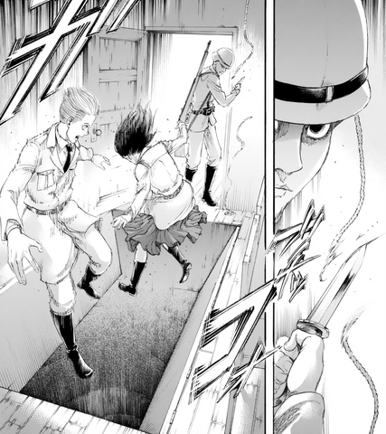 Image - Porco and Pieck led to a trap.png | Attack on ... Our goal is for newgrounds to be ad free for everyone!