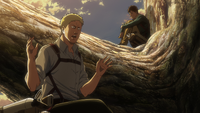 Reiner is confused between soldier and warrior