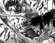 Mikasa libère Eren
