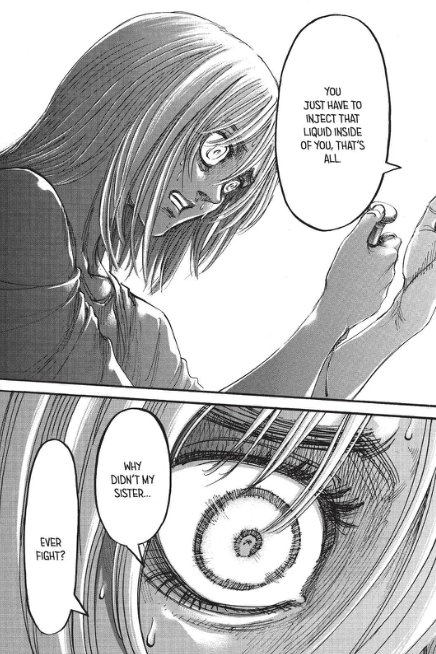 Historia hesitant to inject herself