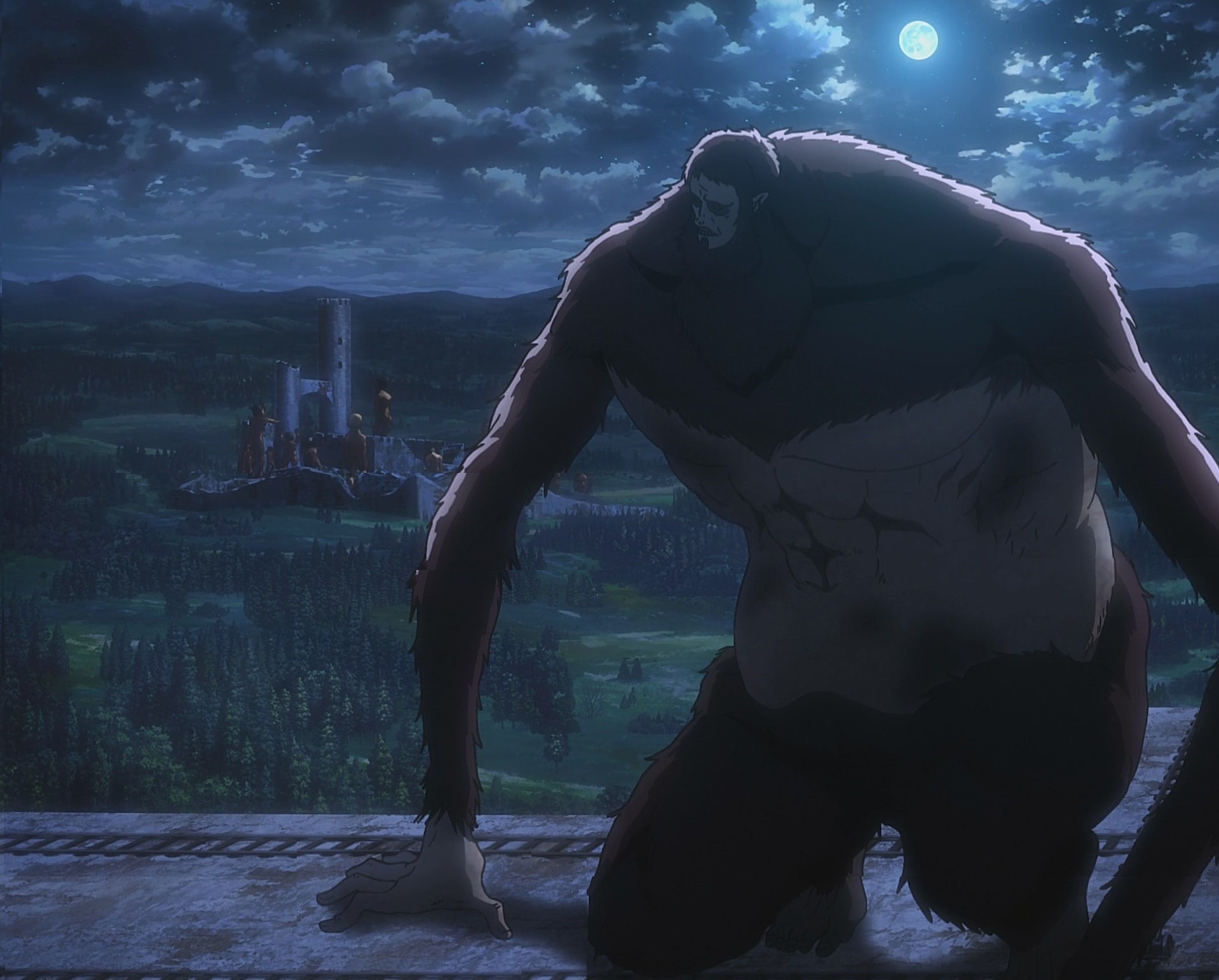 Image The Beast Titan atop Wall Rose.jpg Attack on Titan Wiki FANDOM powered by Wikia