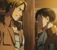 Flagon discute con Levi