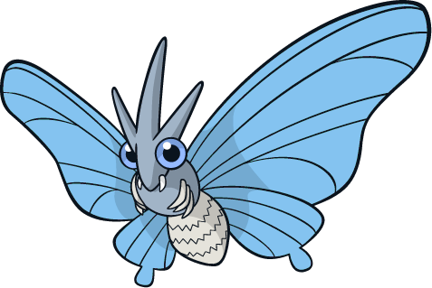 Venomoth Shiny Pokemon Wiki Fandom