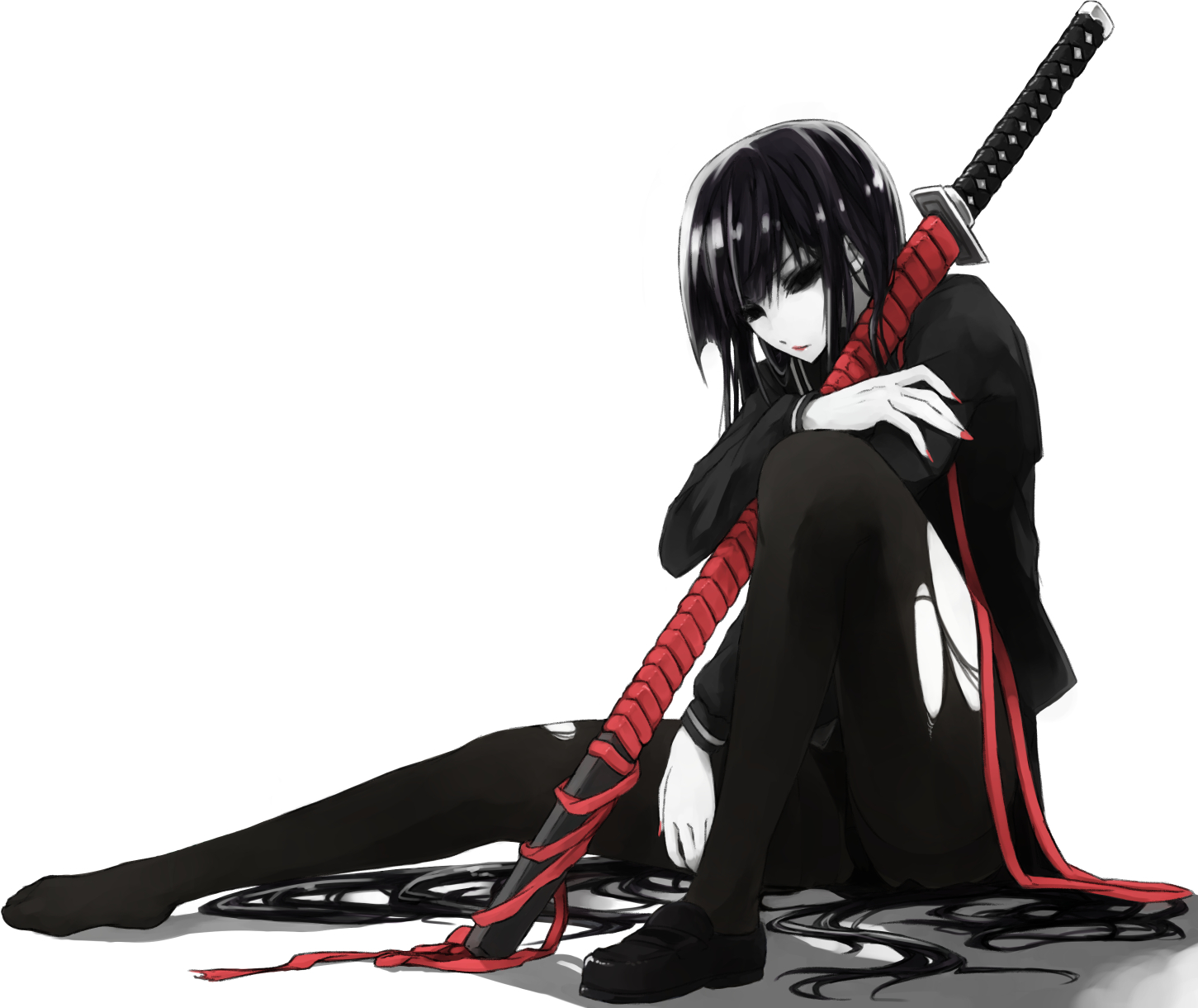 Popular Black Haired Anime Characters Female Gallery Demon monster scary anime teeth face nose mouth mask. pauor elliottsblog info