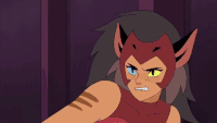 Catra teleporting with Glimmer and Bow