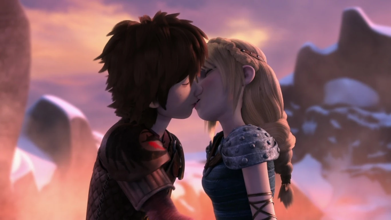 Image Hiccup And Astrid Kissing Shell Shocked Part 2 jpg Shipping 