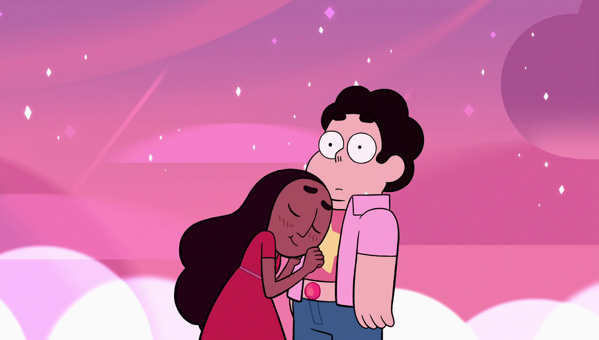 Steven universe steven x steven. Конни Вселенная Стивена. Конни Махесваран.