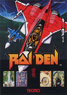 Raiden arcadeflyer