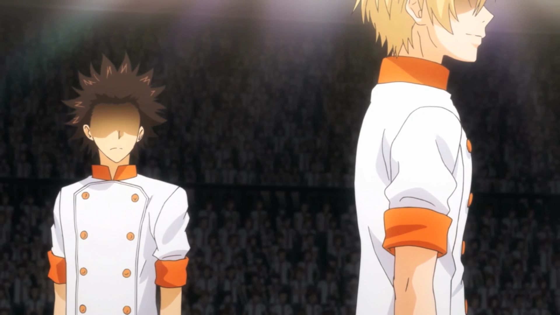isami and takumi during the preliminaries