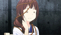 Kojirō chops Hinako's head
