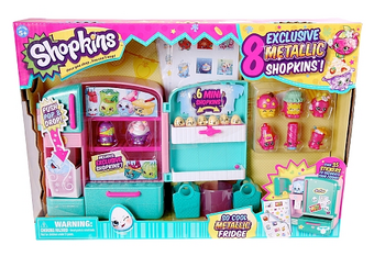 shopkins so cool metallic fridge