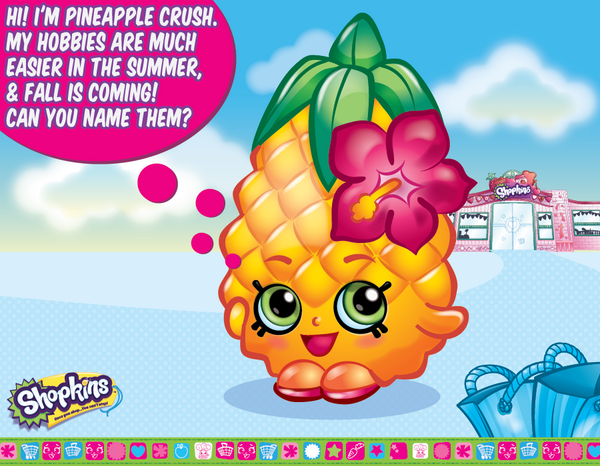 pineapple crush shopkins