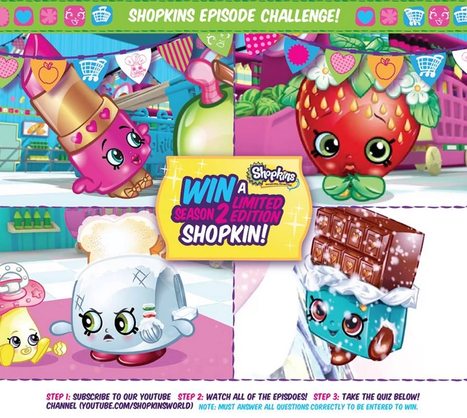 Image Shopkins Episode Challenge Quiz.png Shopkins Wiki FANDOM
