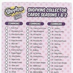 shopkins card