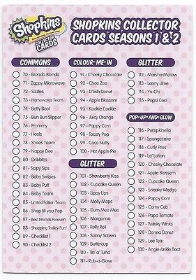 picture Shopkin Season 1 Checklist sennik znaczenie snow