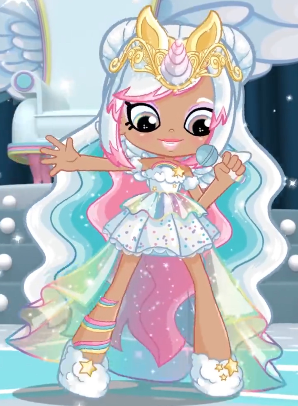 shopkins unicorn girl
