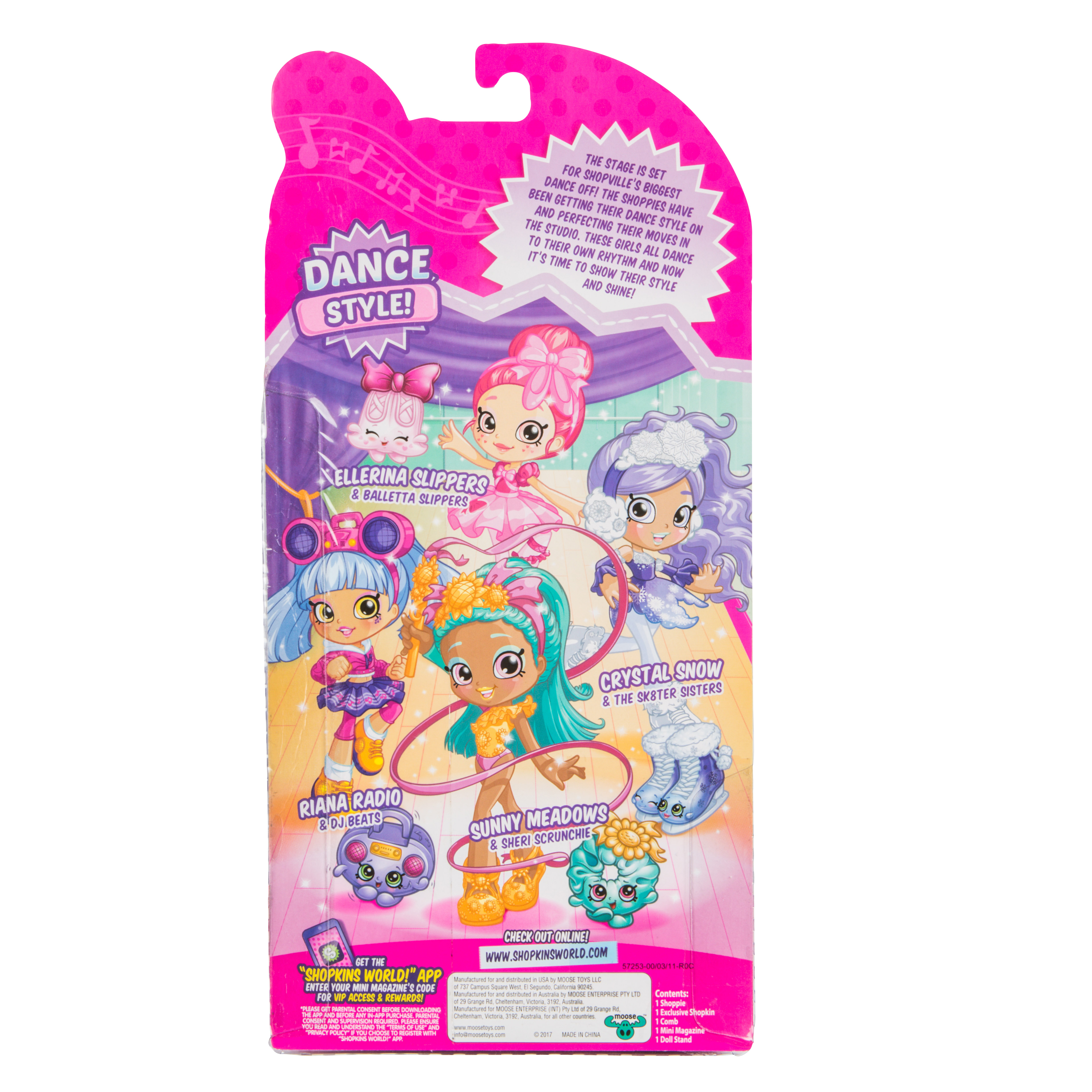 shopkins shoppies dance style