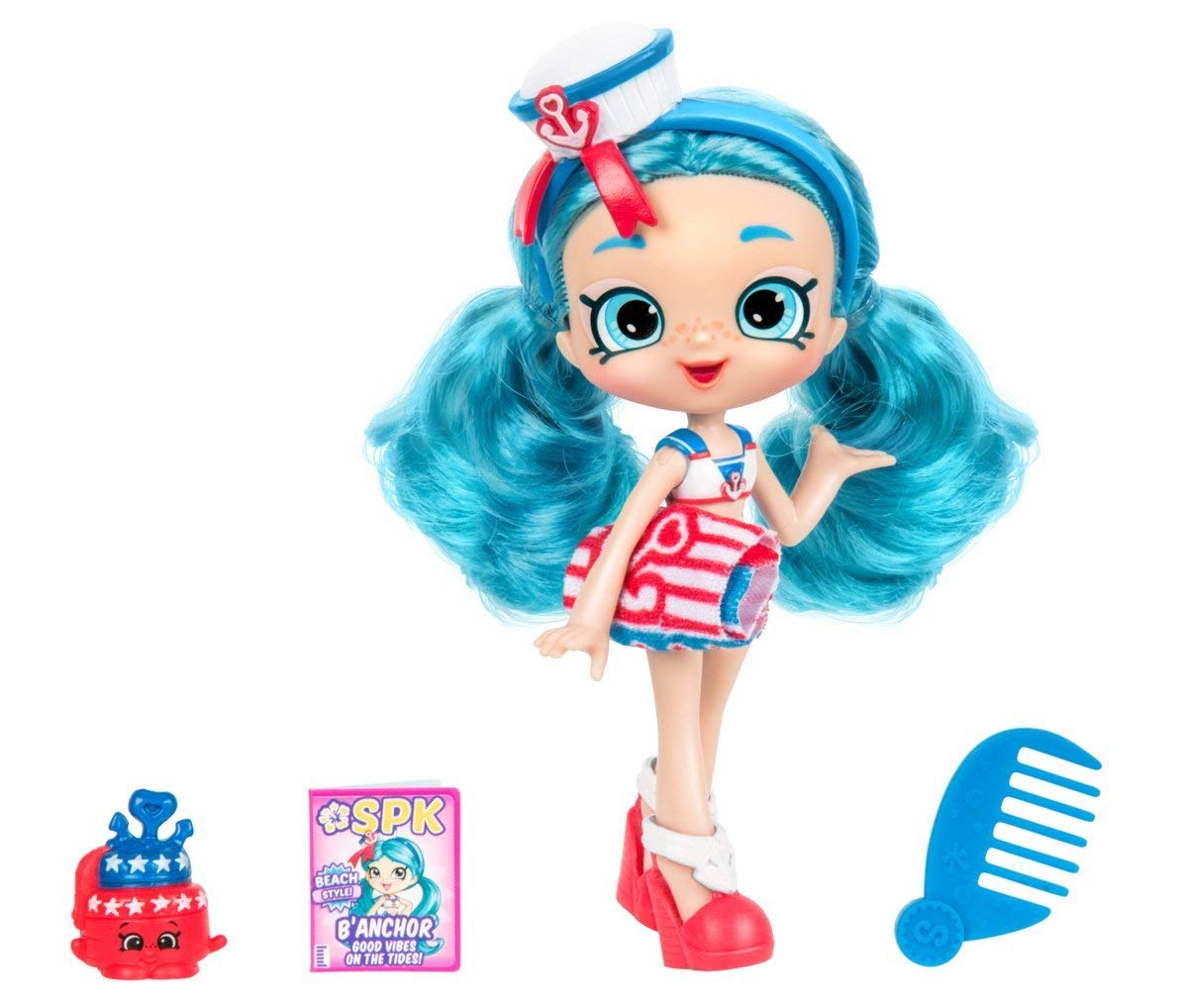 blue hair shopkins doll
