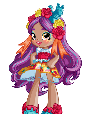 shopkins rosa pinata