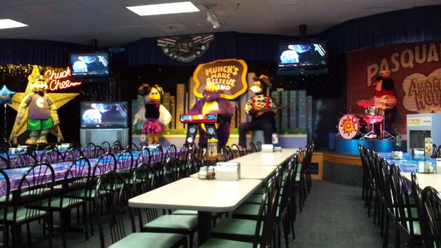 Image Chuck E Cheese three stage jpg ShowBiz Pizza Wiki FANDOM