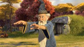 Merlin at his house