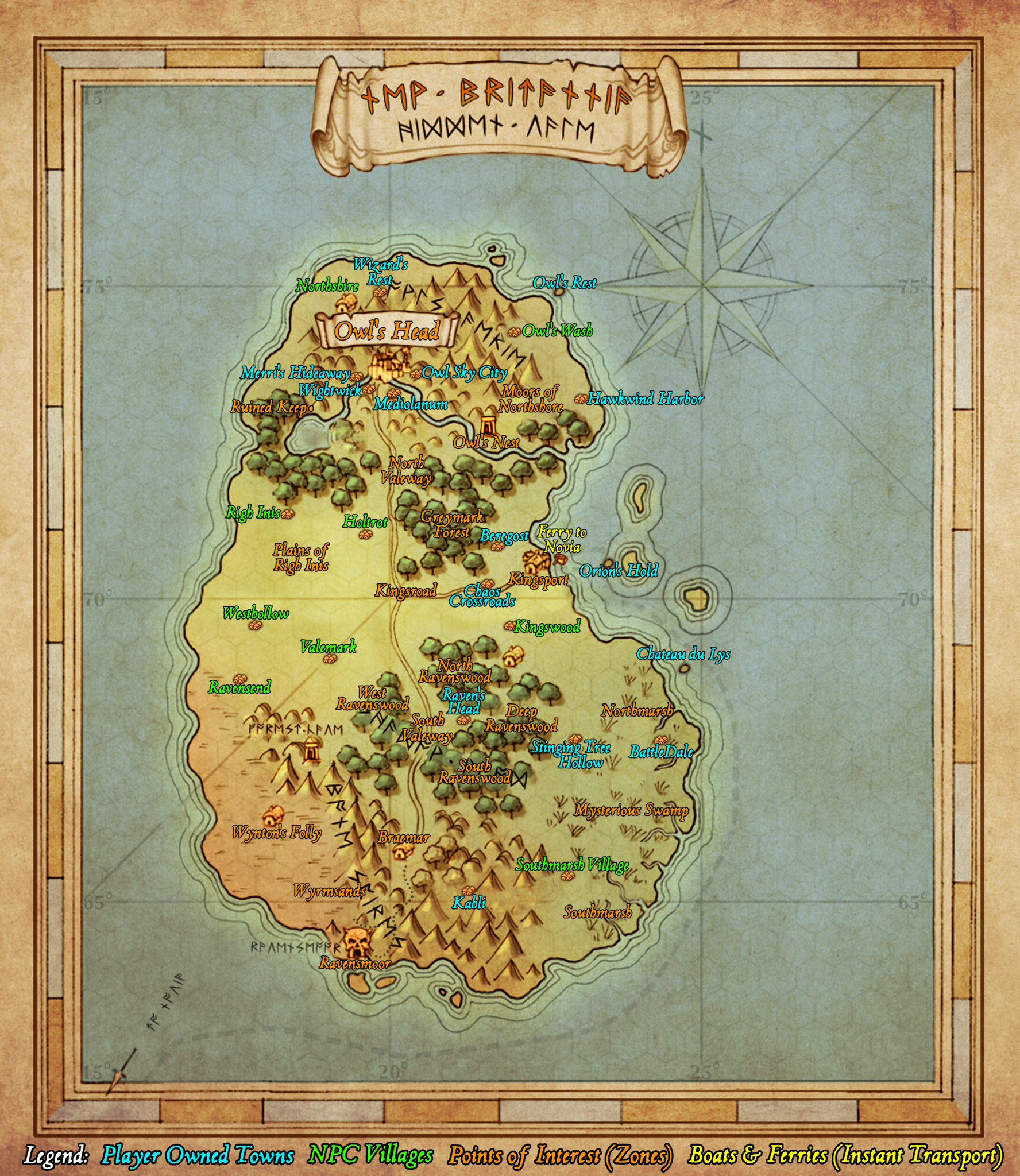 Shroud Of The Avatar Map