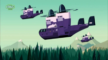 Big Helicopter transport to Sidekick Camp