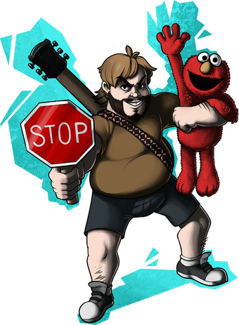 Tube You Poop Sesame Street Jack Black Stop Sign Meme Meme On Me Me