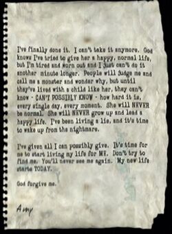 Mother's Confession.