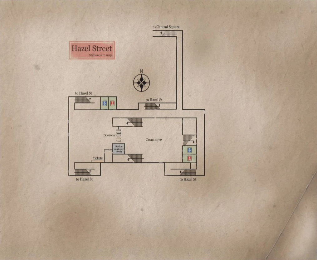 Silent Hill 3 Subway Map Hazel Street Station | Silent Hill Wiki | Fandom