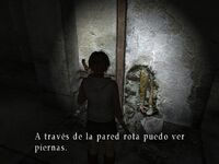 Corpse in the wall