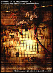 Valtiel in Ladder room SILENTHILL3
