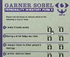 Personal Inventory Form K