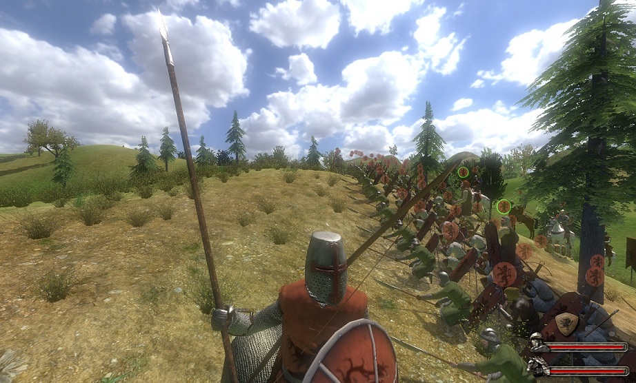 Mount and blade encumbrance