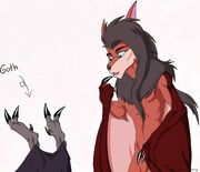 Goth and Phoenix by Shade SilverWing
