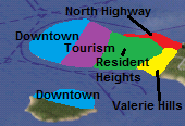 Coconut City Districts