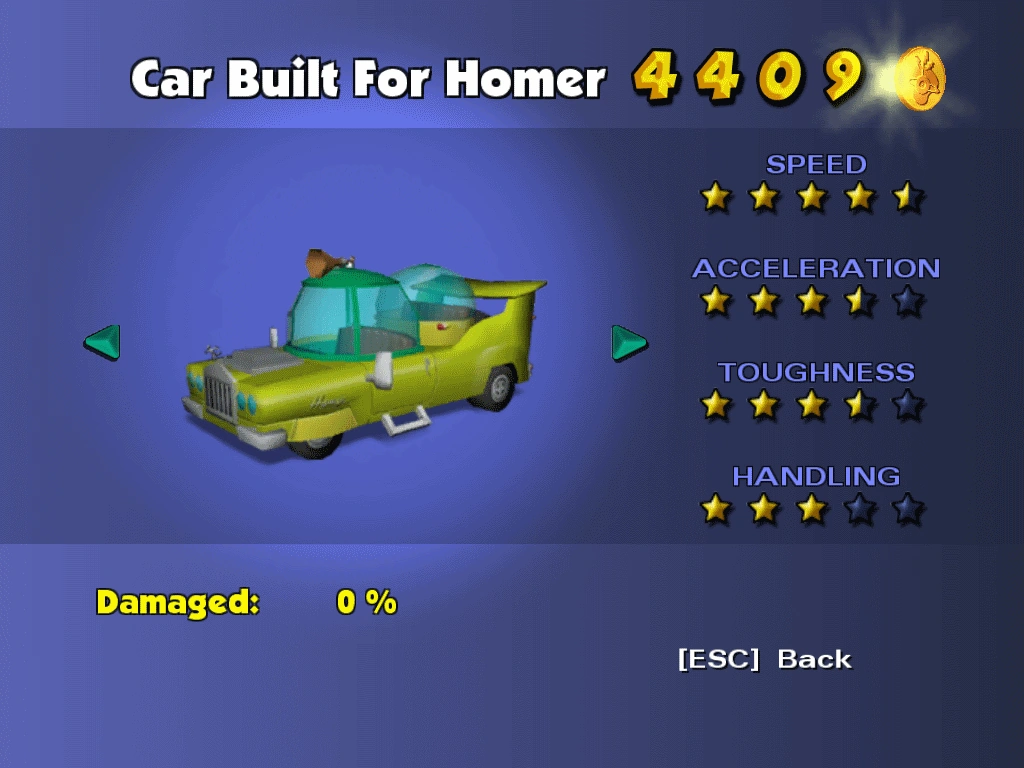 Car Built For Homer The Simpsons Hit & Run FANDOM powered by Wikia