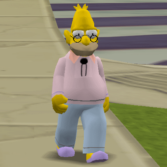 Simpsons hit and run game