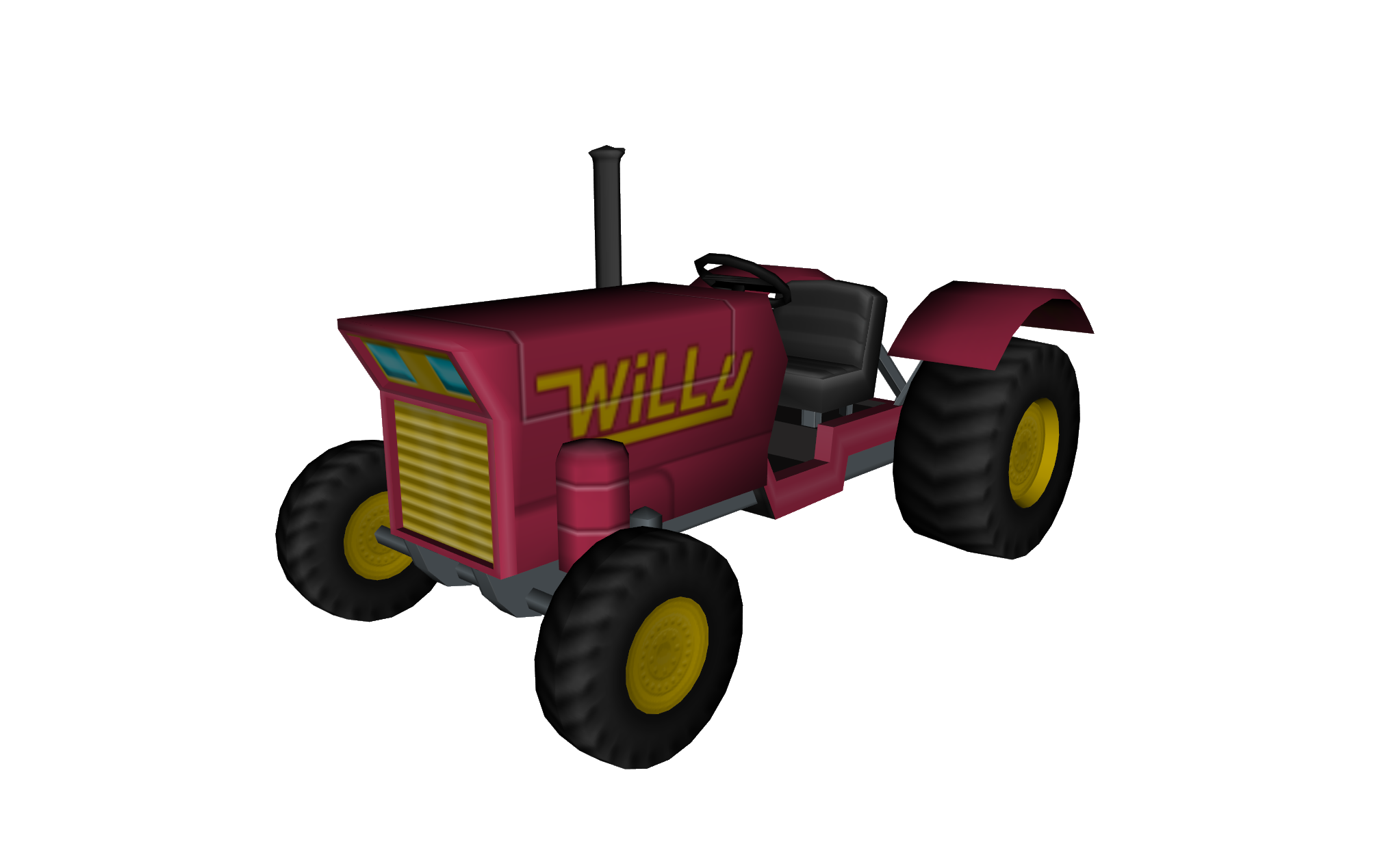 Simpsons Hit And Run Tractor