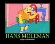 Hans Moleman demotivational poster